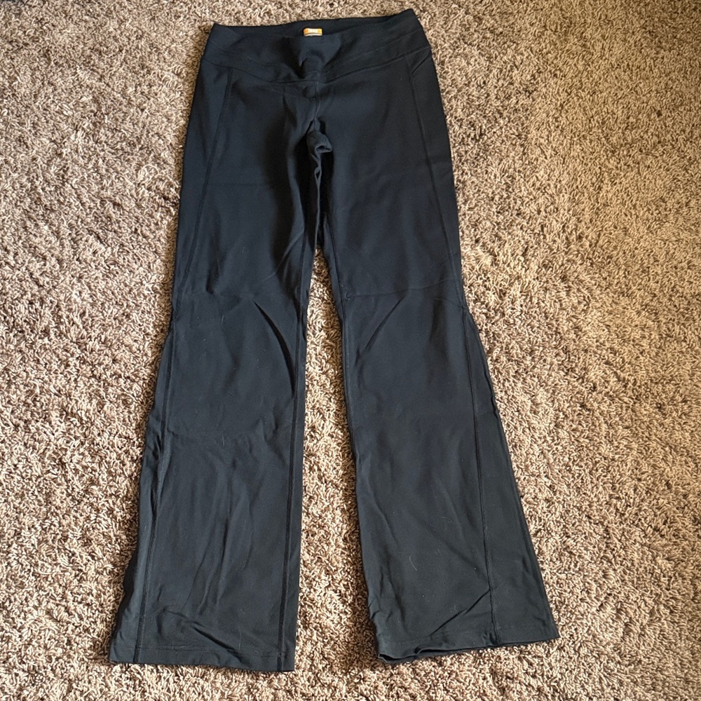 Lucy Black Flared Yoga Pants